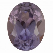 Oval Simulated Amethyst Doublet